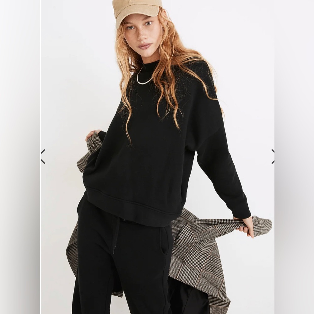 NWT Madewell (Purple) MWL Betterterry Crewneck Sweatshirt